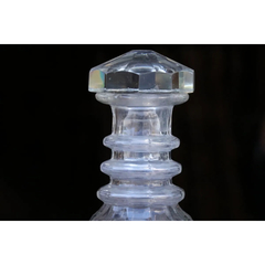 Licorera Cristal Tapa Tallada - Antig La Rueda _ L R - comprar online