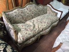 Antiguo Sofa Sillón Frances De 3 Cuerpos Tapizado Living - comprar online