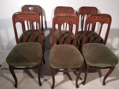 Antiguo Juego 6 Sillas Thonet, Muy Originales Conjunto