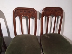 Antiguo Juego 6 Sillas Thonet, Muy Originales Conjunto - comprar online