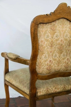 Sillon Franceses De Madera Y Tapizados Living - comprar online