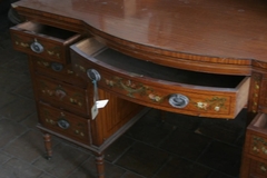 Antigua Comoda Toilette Espejo Vanitory Marqueterie Tocador - La Rueda