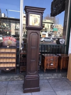Antiguo Reloj De Pie Maquina