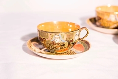 11 Piezas. 5 Tazas De Té Con Platos Plato Grande Vajilla - comprar online
