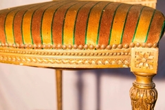 Antigua Silla De Madera Tapizada Silla Dormitorio - tienda online