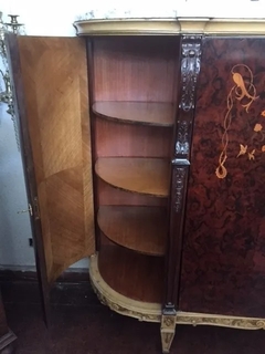 Antiguo Aparador Vajillero Mueble Bajo Con Marmol Bahiut - comprar online