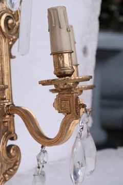 Aplique 3 Luces Dorado Caireles - tienda online