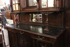 Cristalero Aparador Grande Madera Tal - comprar online