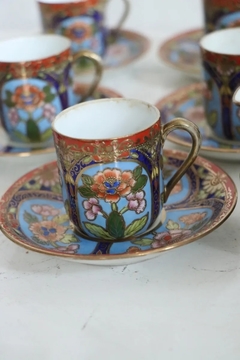 Juego Cafe Japones Noritake Dorado Vajilla - La Rueda