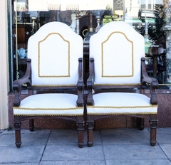2 Sillones Papales Iglesia Blancos Living