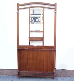Recibidor Espejo Madera Perchero Ingl