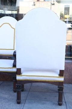 2 Sillones Papales Iglesia Blancos Living - comprar online
