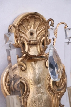 Aplique 3 Luces Dorado Caireles - comprar online