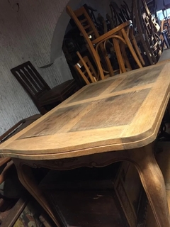 Imagen de b Mesa Provenzal Madera Alas Tallada Comedor