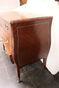 Cómoda Cajonera Francesa Época Madera Mármol en internet