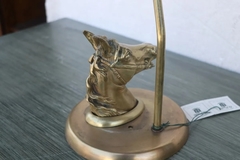 Lámpara Velador Caballo Dorado