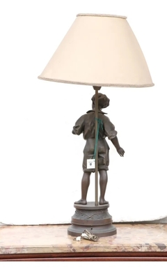 Imagen de Figura Lámpara Bronce Moulin Velador