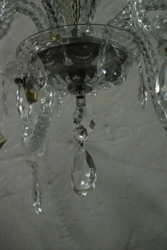 Araña Cristal Tallado Caireles Bron - tienda online