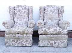2 Sillones Bergere Época Europeo