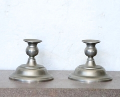 2 Portavela Candelabros Metal Ilumina