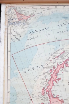 Antiguo Mapa Antártida Argentina Pol - comprar online