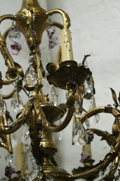 Araña Bronce 12 Luces - tienda online