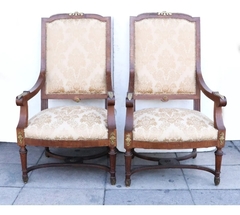 2 Sillones Ingleses Broncería Épo