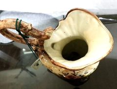 Antigua Jarra Jarron Ceramica Flores en internet