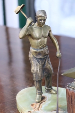 Figura Herrero Petit Bronce Mármol - comprar online