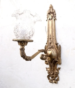 Aplique Bronce Tulipa Farol