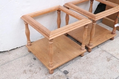 Par Mesas Ratona Cuadradas Madera Tall - comprar online