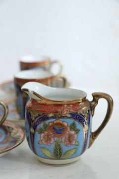 Imagen de Juego Cafe Japones Noritake Dorado Vajilla