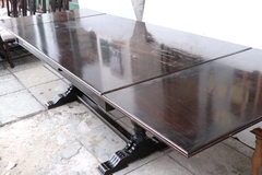 Mesa Inglesa 2 Alas Madera Oscura Comedor - comprar online