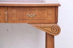 Escritorio Cuero Madera - comprar online
