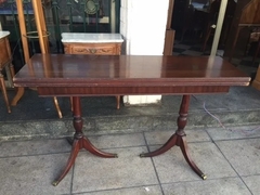 Antigua Mesa Libro Doble Bocha Comedor Inglesa - comprar online