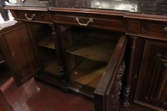 Cristalero Aparador Grande Madera Tal - comprar online