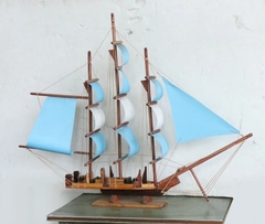Velero Madera Maqueta Escala Figura