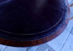 Mesa Libro Negra Rebatible Redonda Comedor - comprar online