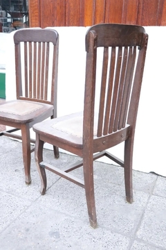 2 Sillas Vintage Madera Silla Dormitorio - La Rueda