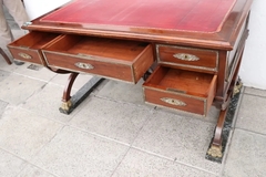 Escritorio Chippendale Madera Marmol - comprar online