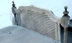 Divan Esterilla Pátina Vintage Blanca - La Rueda