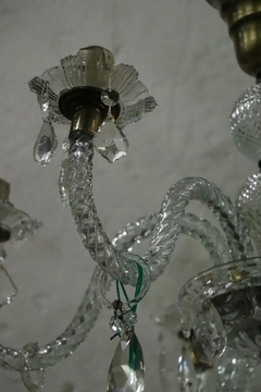 Araña Cristal Tallado Caireles Bron - comprar online