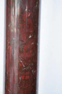 Antigua Columna Pedestal Marmol Bordó - comprar online