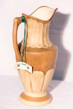 Antigua Jarra / Recipiente De Cerámica Jarron Vajilla - La Rueda