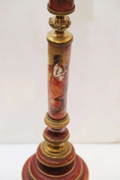Antigua Lampara De Bronce / Velador - comprar online