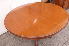 b Mesa Redonda Madera Tabla De Alargue Comedor - comprar online