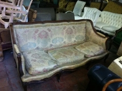 Antiguo Sofa De 3 Cuerpos Frances, Espectacular!!! Living