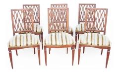Antiguo Conjunto 6 Sillas Comedor Mad