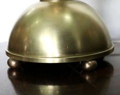 Velador Bronce Con Pantalla Blanca en internet