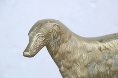 Figura Perro Bronce Adorno Mármol en internet